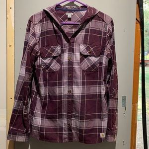 Carhartt Plaid Button-Down Flannel